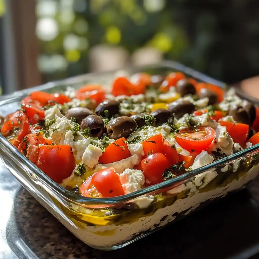 greek-layer-dip-hummus Greek Hummus Plate layered dip style