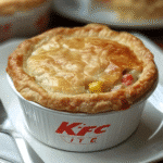 Lighter homemade chicken pot pie recipe with chicken, peas, carrots, and potatoes